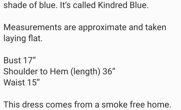 NWT Mossimo Kindred Blue Fit & Flare Dress - Picture 5 of 5